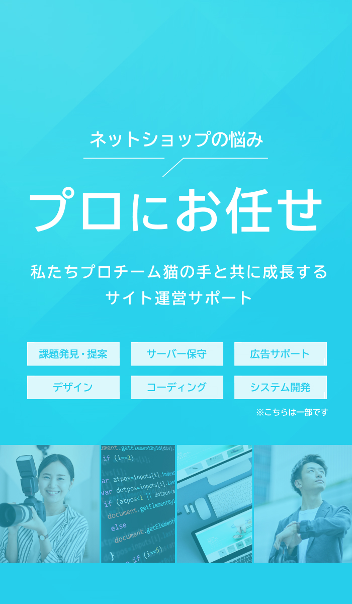 私たちプロチーム猫の手と共に成長するサイト運営サポート